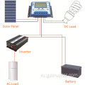 Солнечный контроллер PWM USB -порт 60A с дисплеем